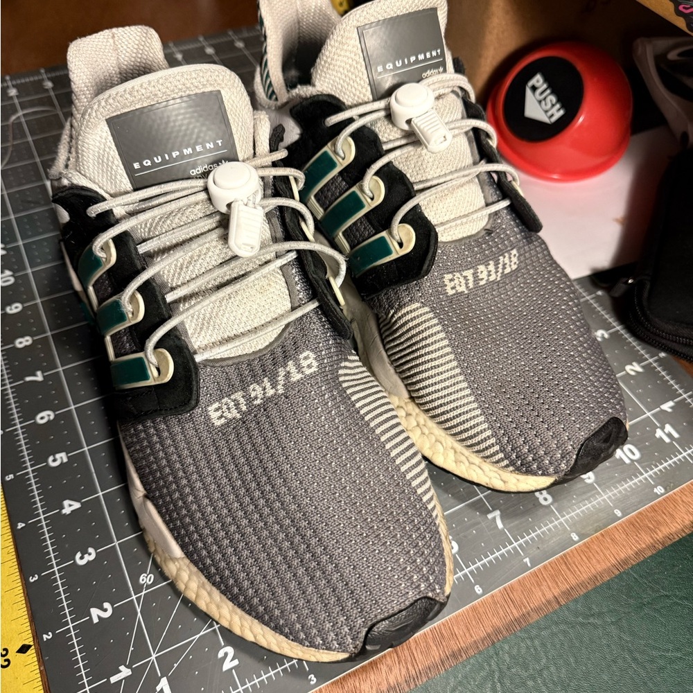 Adidas EQT Support 91/18 Size 10 Black Granite